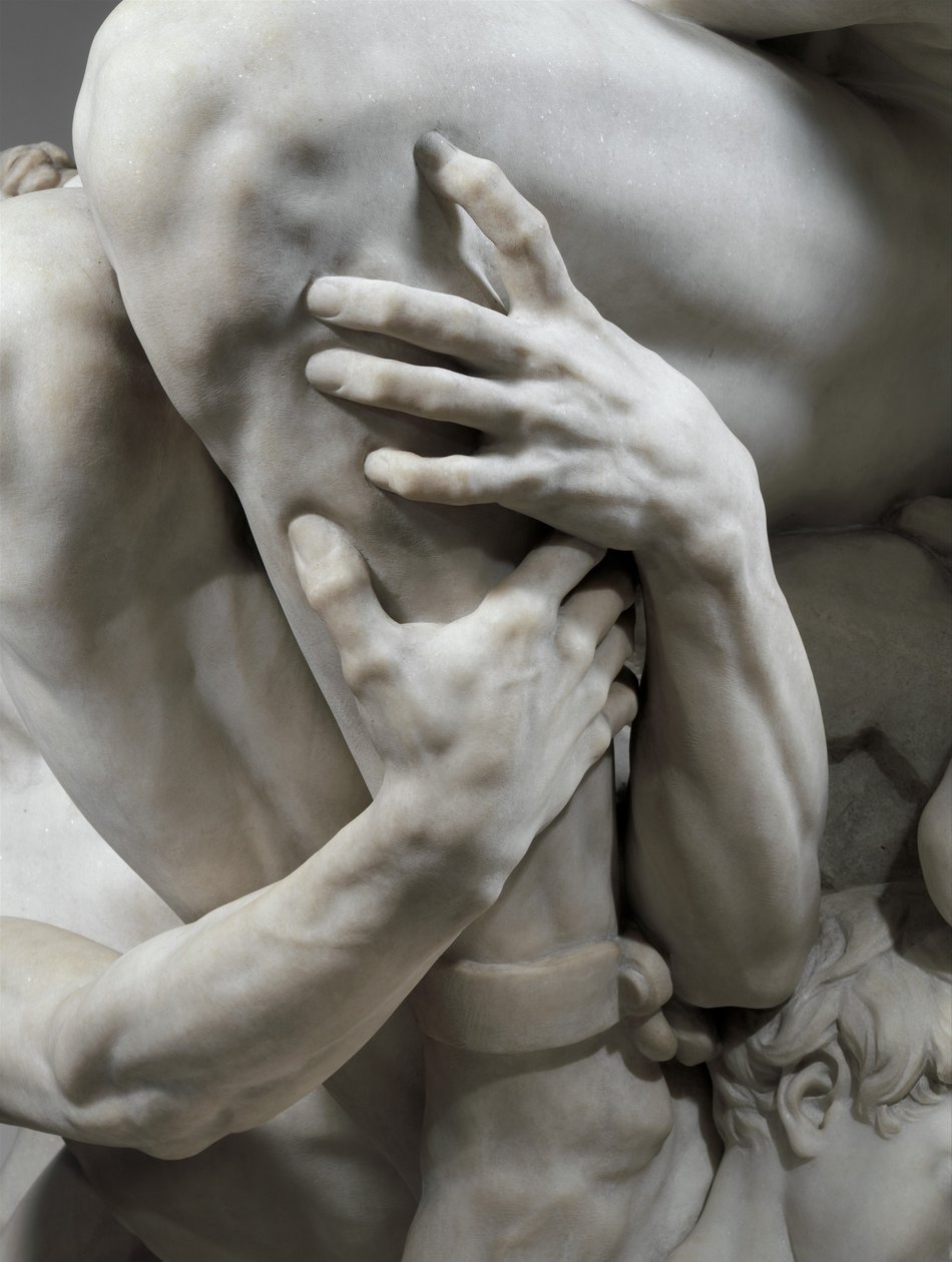 Ugolino ve Oğullarından Detay by Jean Baptiste Carpeaux