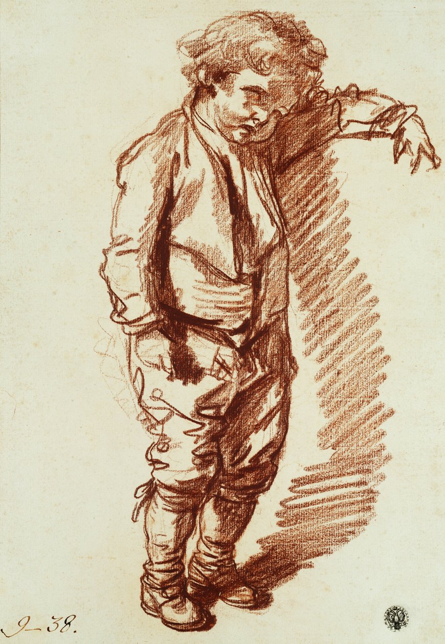 Küçük Bir Çocuk Ayakta, by Jean Baptiste Greuze