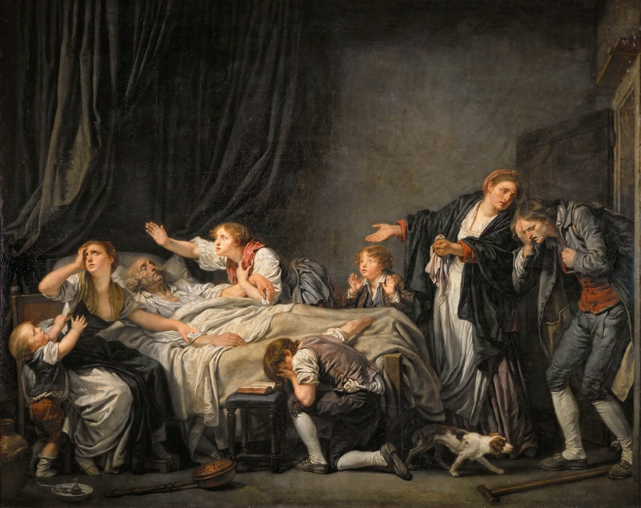 Babaların Laneti: Oğul Cezalandırıldı by Jean Baptiste Greuze