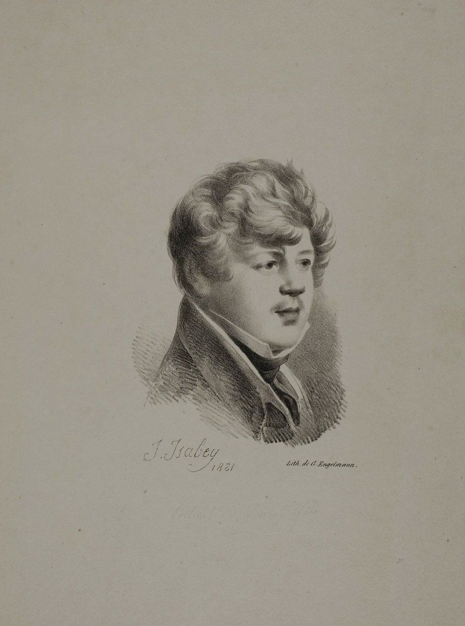 Eugene İsabey by Jean Baptiste Isabey