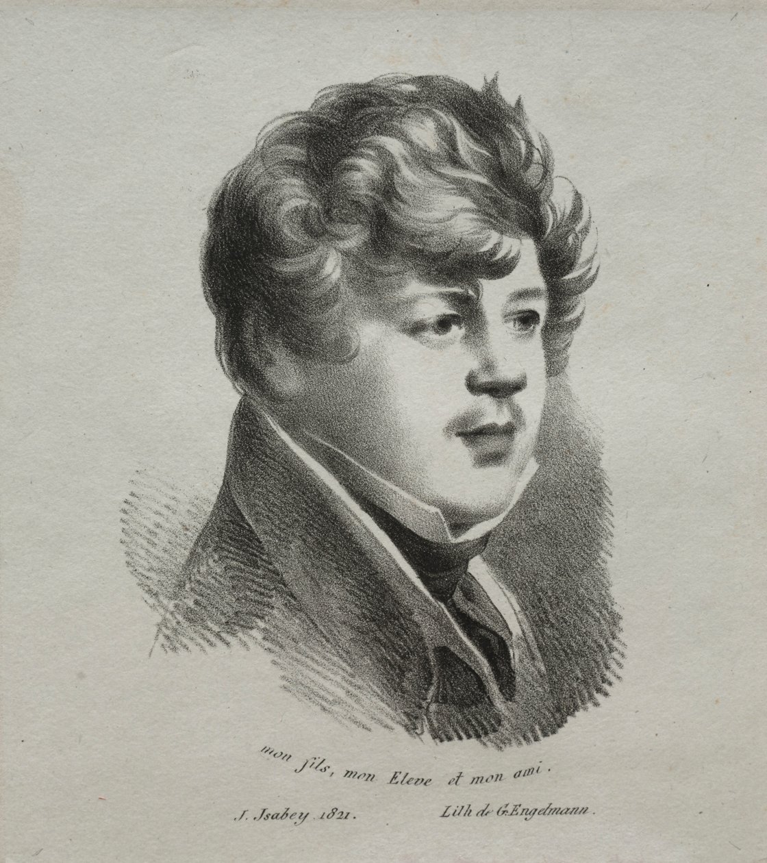 Eugene İsabey, 1821. by Jean Baptiste Isabey
