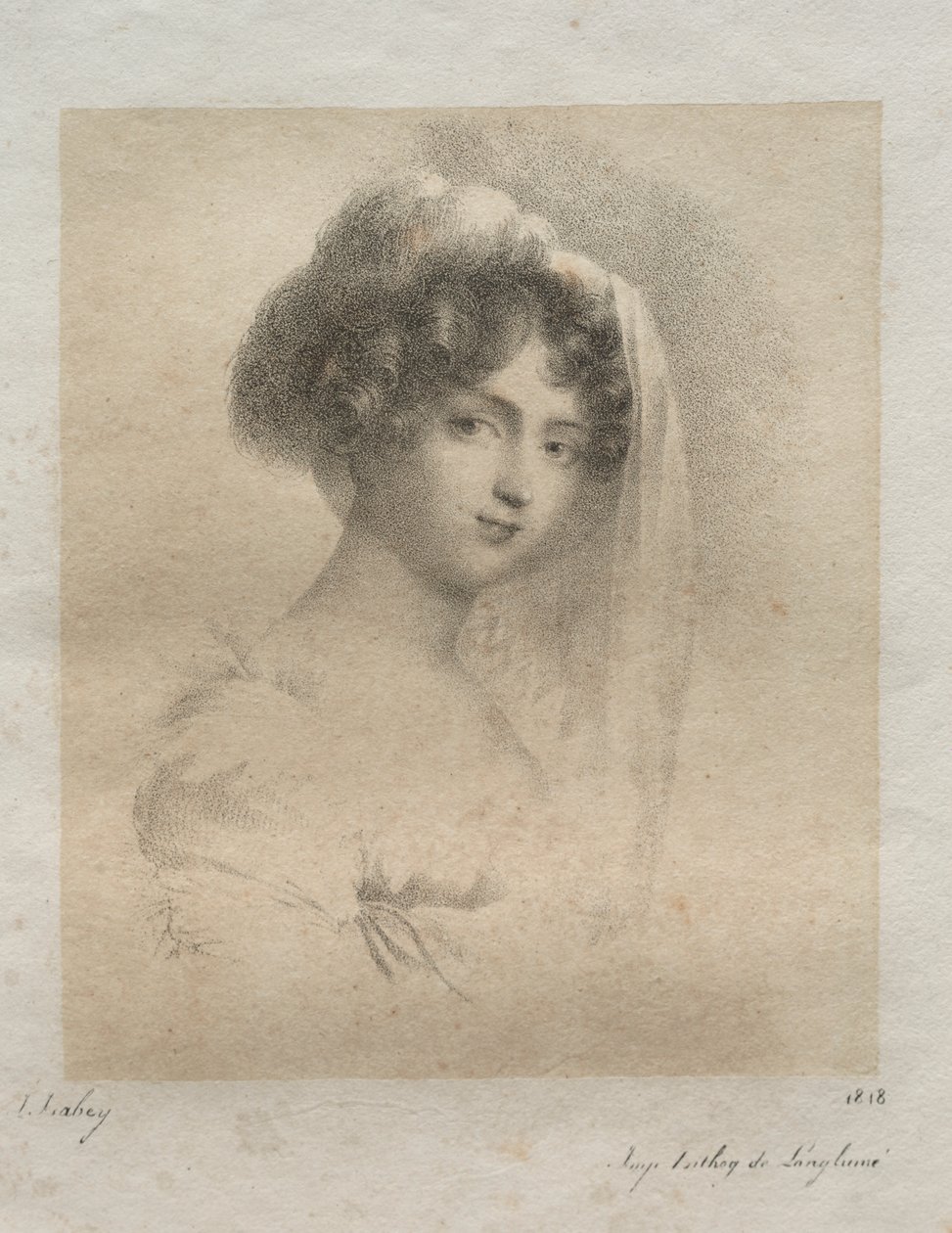 Mme. Horace Vernet by Jean Baptiste Isabey