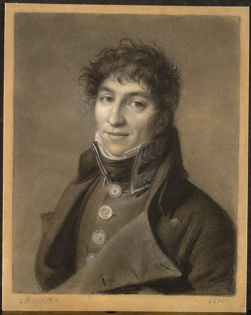 Bir Adamın Portresi by Jean Baptiste Jacques Augustin