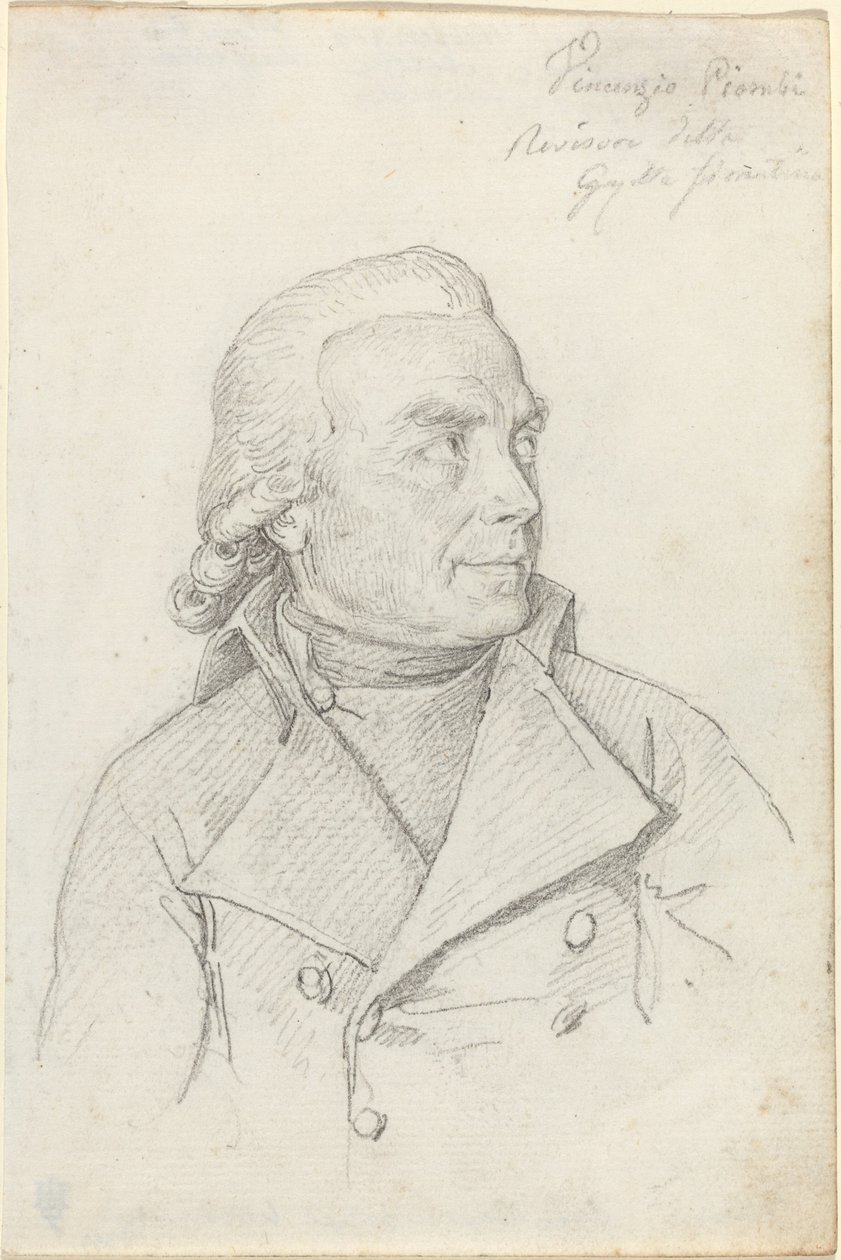 Vincenzio Piombi by Jean Baptiste Joseph Wicar