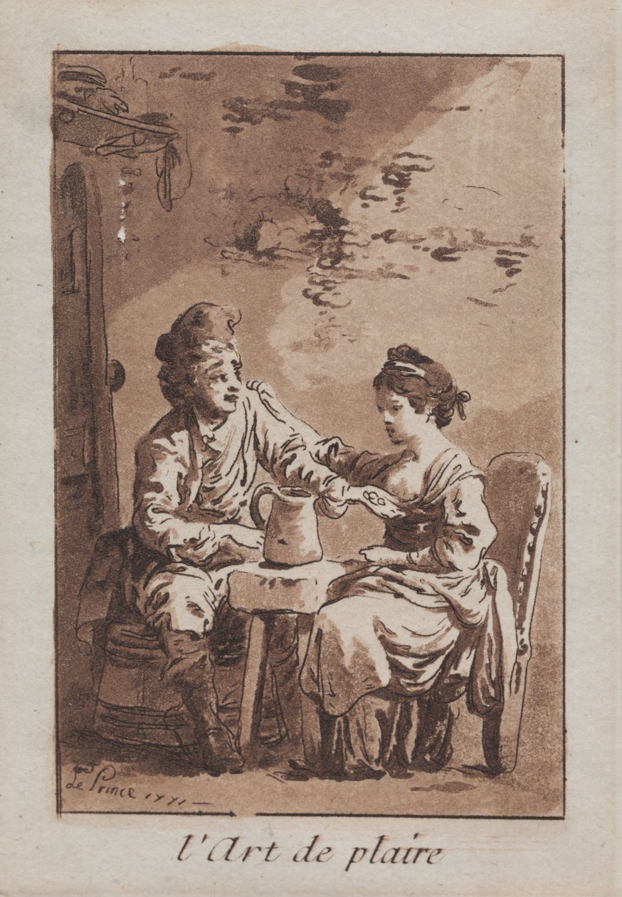 Memnuniyet Sanatı, 1771. by Jean Baptiste Le Prince