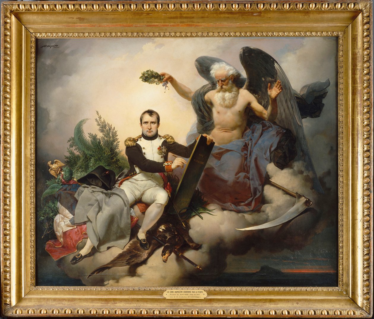 Napolyon. Alegori, 1833. by Jean Baptiste Mauzaisse