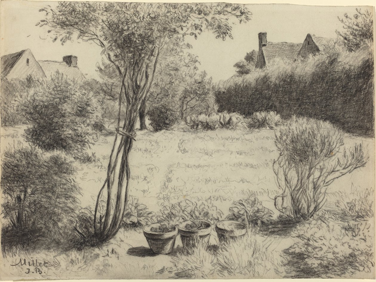Güneşli Bahçe by Jean Baptiste Millet