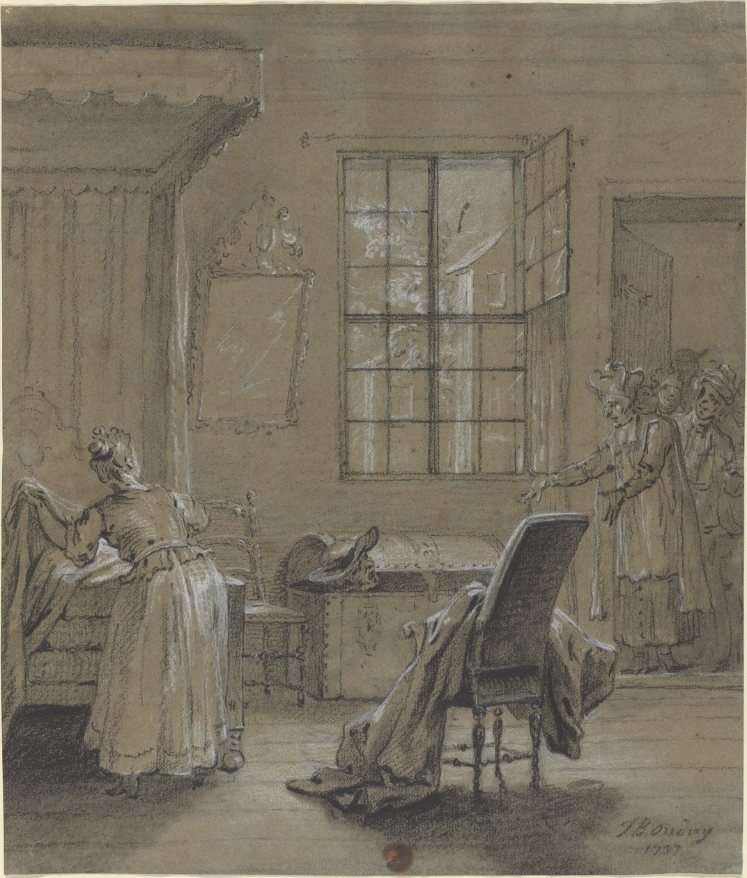 Bagajdaki dedikodu by Jean Baptiste Oudry