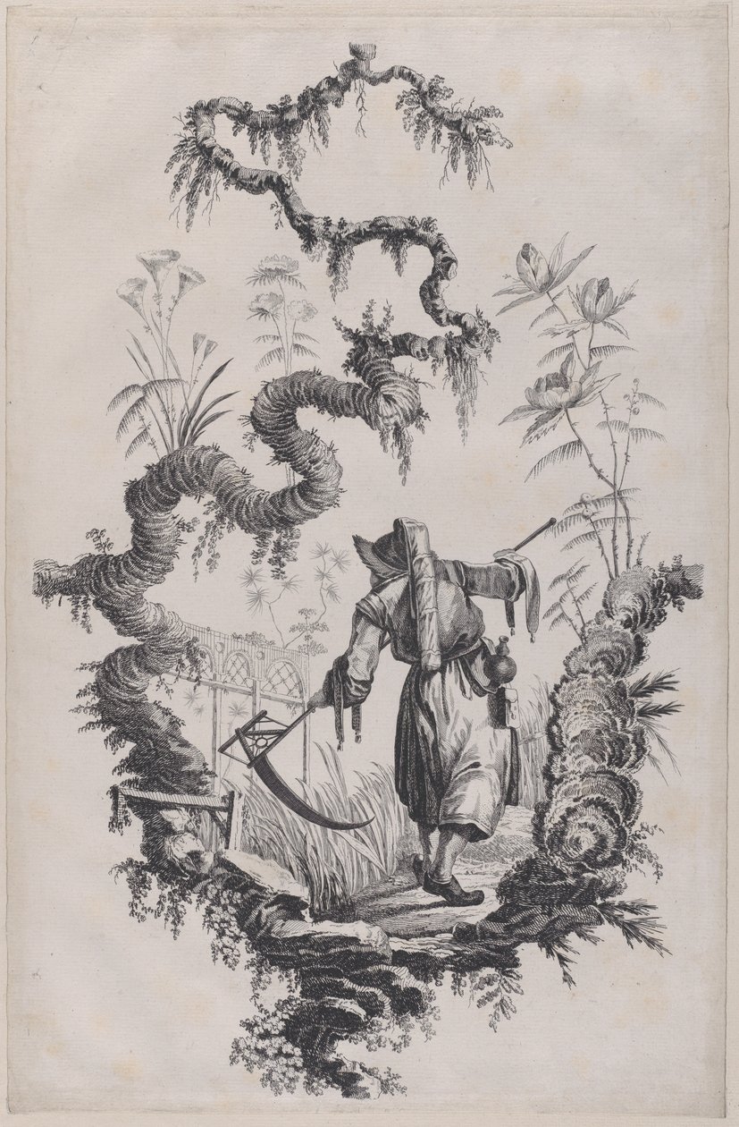 Chinoiserie Süsleme Baskısı, 1755. by Jean Baptiste Pillement