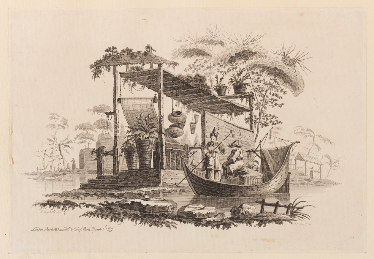 Teknedeki Figürler by Jean Baptiste Pillement