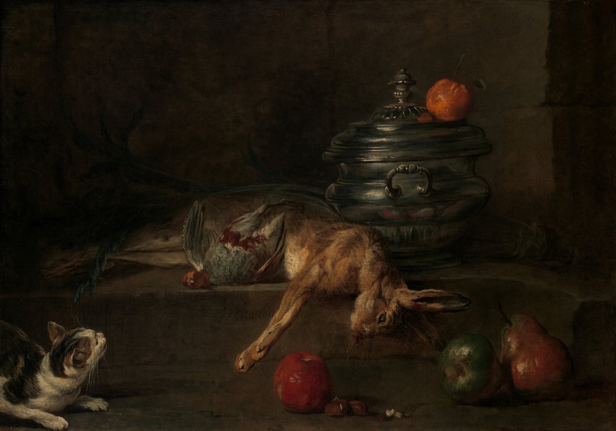 Gümüş Tureen, ca. 1728-30. by Jean Baptiste Simeon Chardin