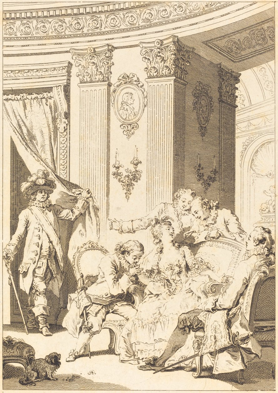 itirafçı koca by Jean Baptiste Tilliard and Antoine Jean Duclos after Jean Honoré Fragonard