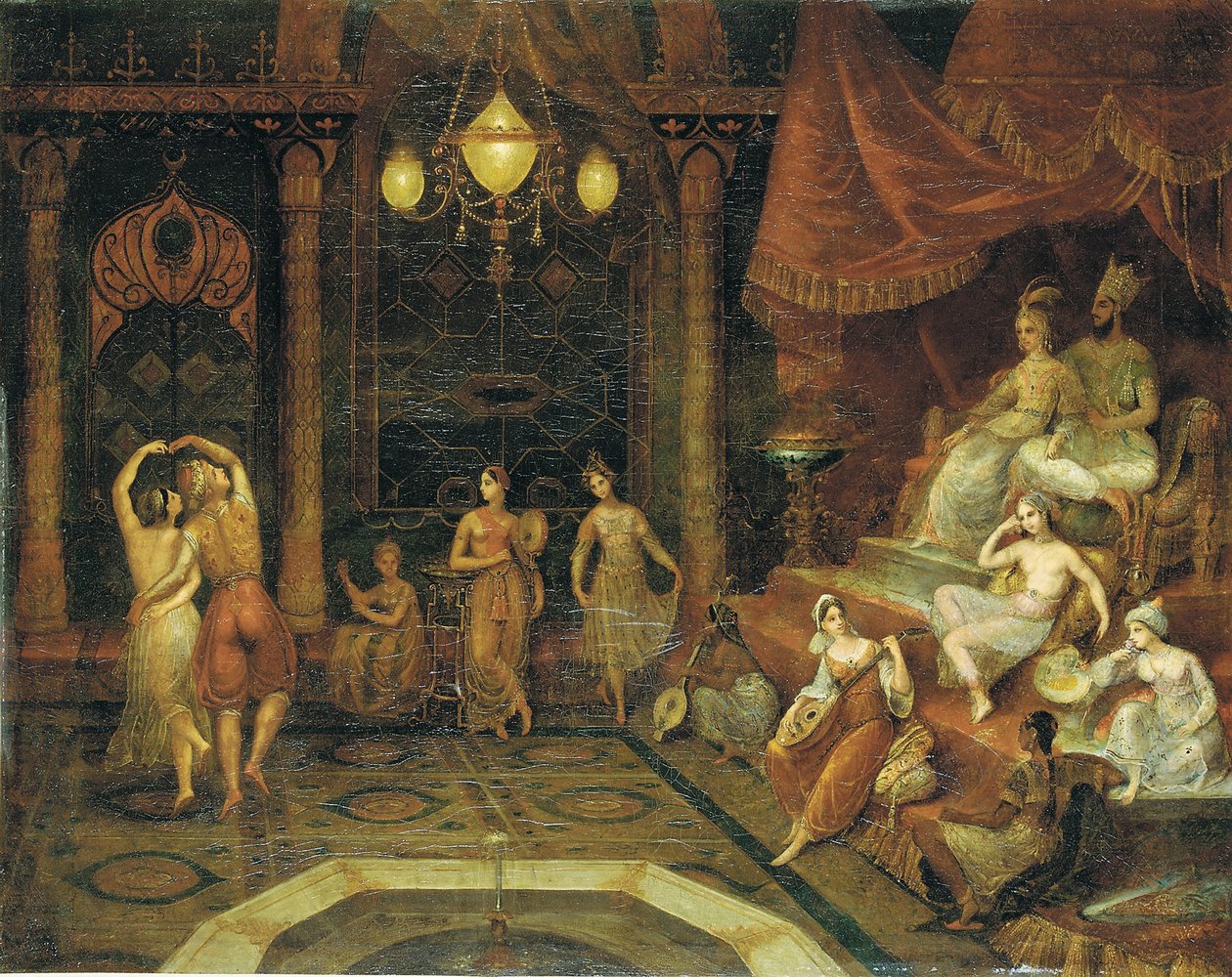 Sultanı Eğlendirmek by Jean Baptiste Vanmour