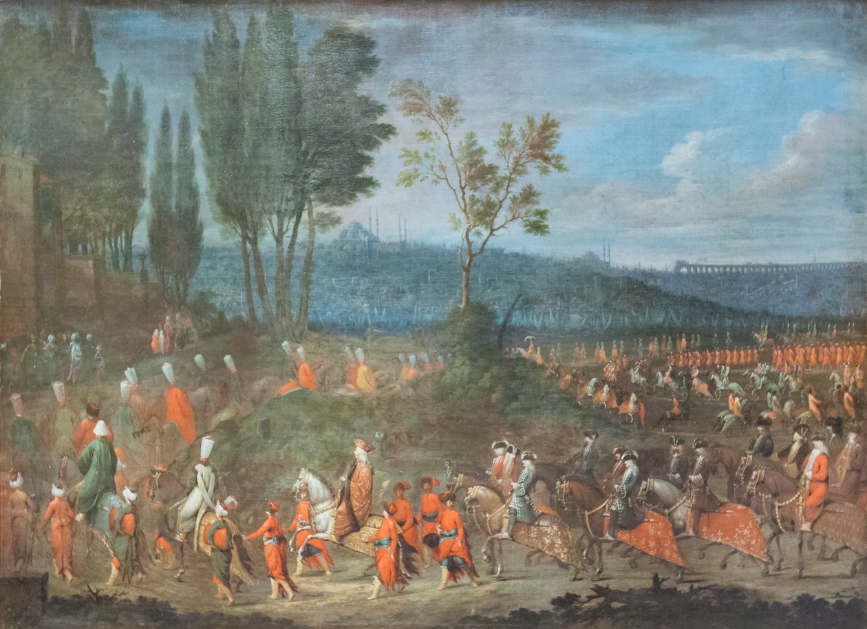 Büyükelçilik alayı by Jean Baptiste Vanmour