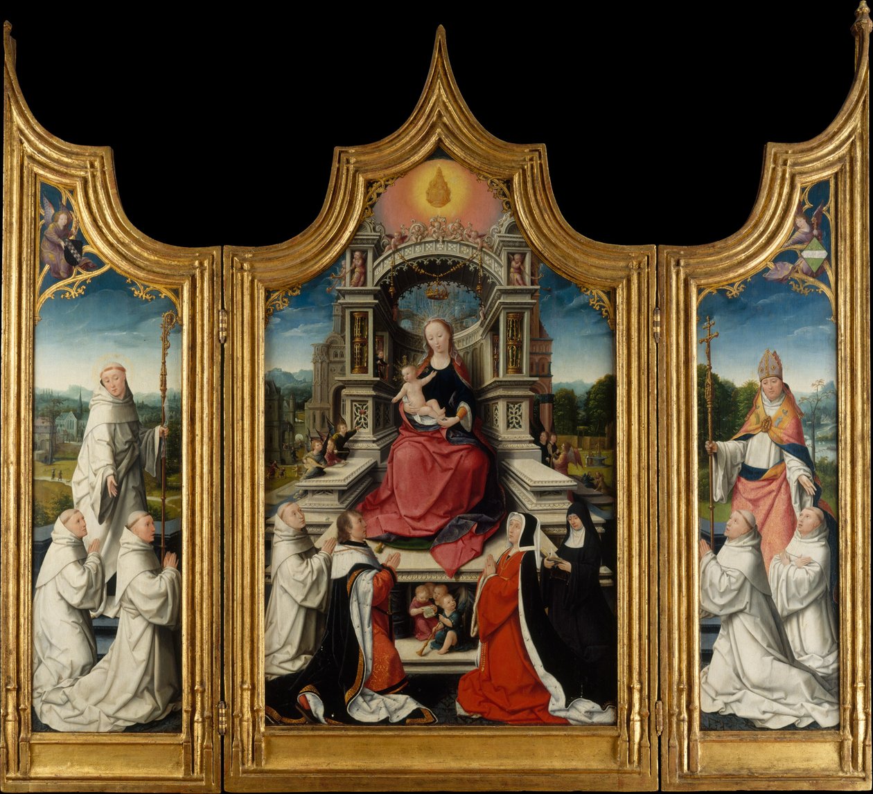 Le Cellier Altarpiece, 1509. by Jean Bellegambe