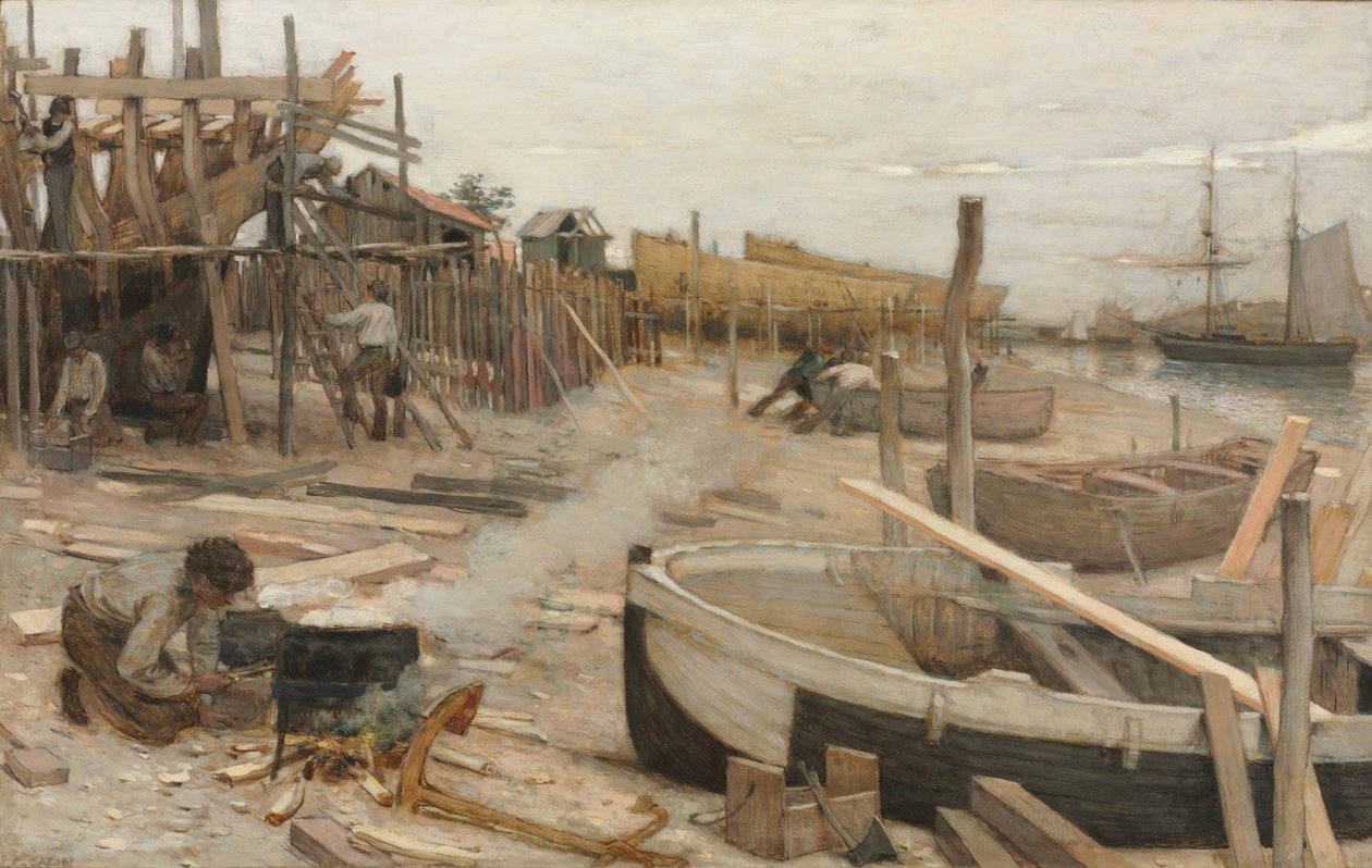 Tersane, c.1875 by Jean Charles Cazin