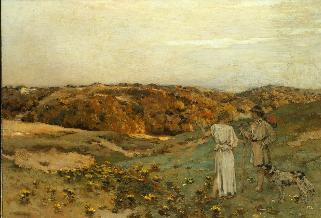 Tobias ve Melek by Jean Charles Cazin