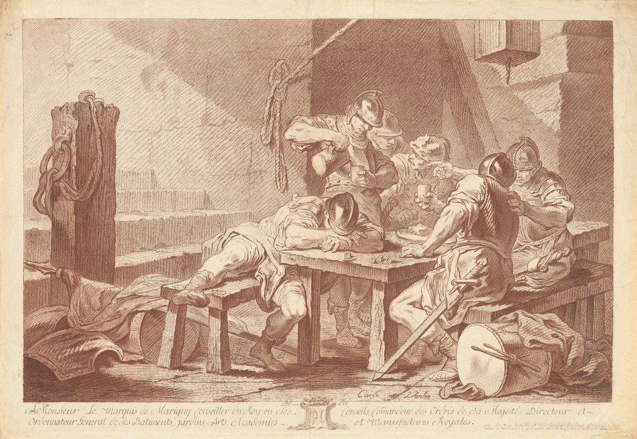 Bekçi evi by Jean Charles François after Carle Van Loo
