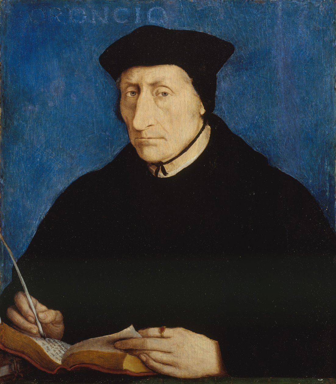 Guillaume Budé, c.1536 (tahta üzerine yağlı boya) by Jean Clouet