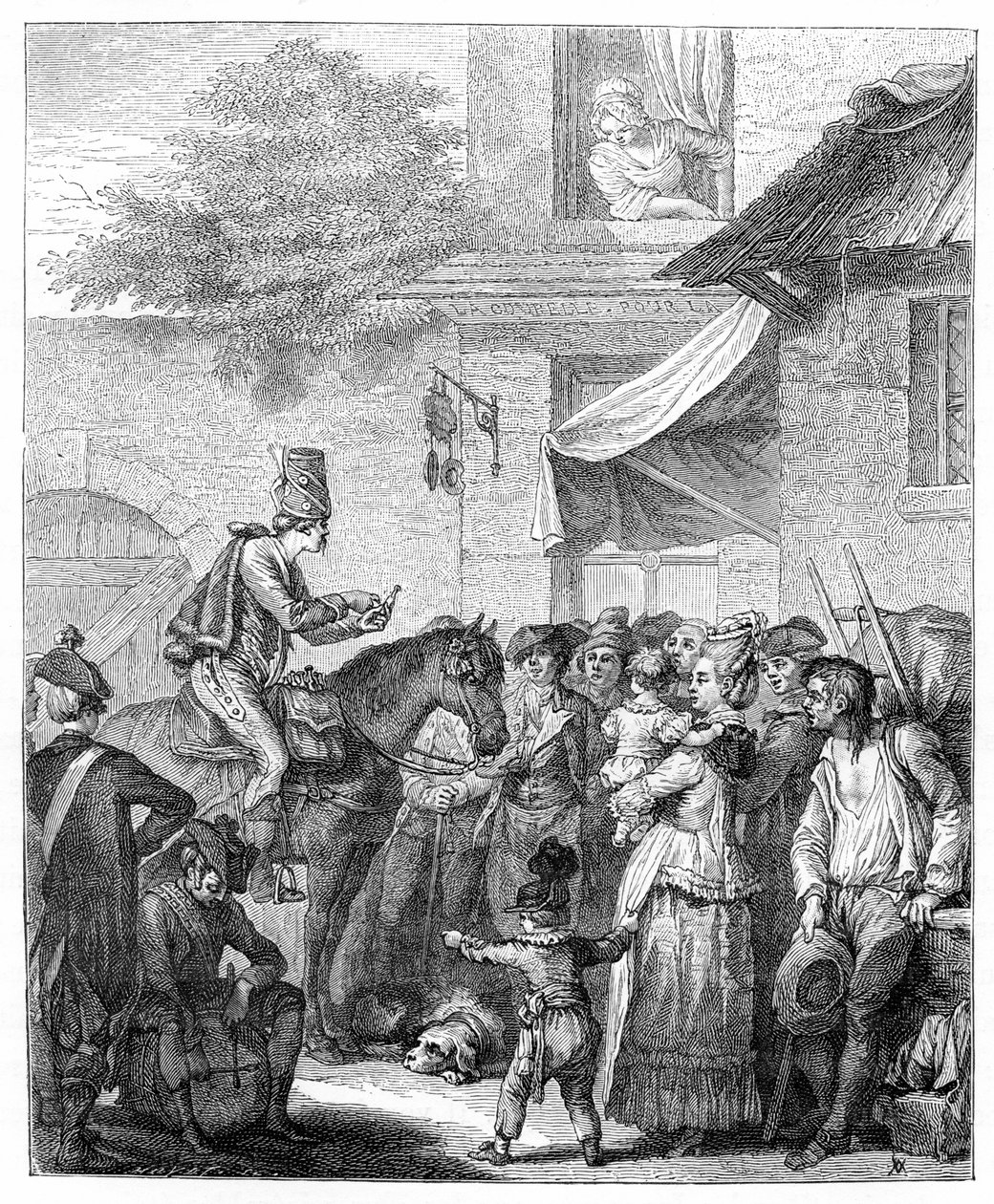 Alman Şarlatan, 1885. by Jean Duplessis Bertaux