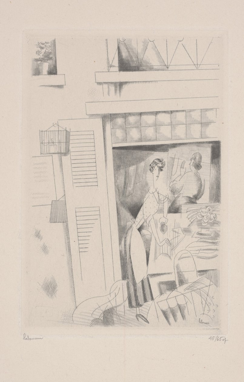 çamaşırcı by Jean Emile Laboureur