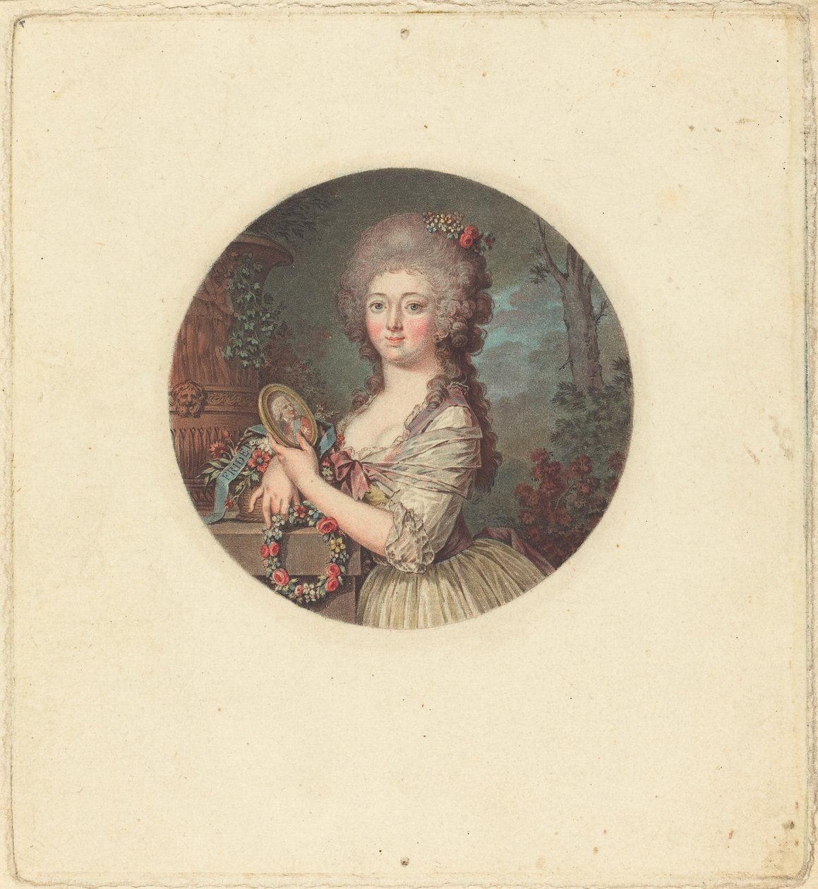 Genç bir prensesin portresi by Jean Francois Janinet
