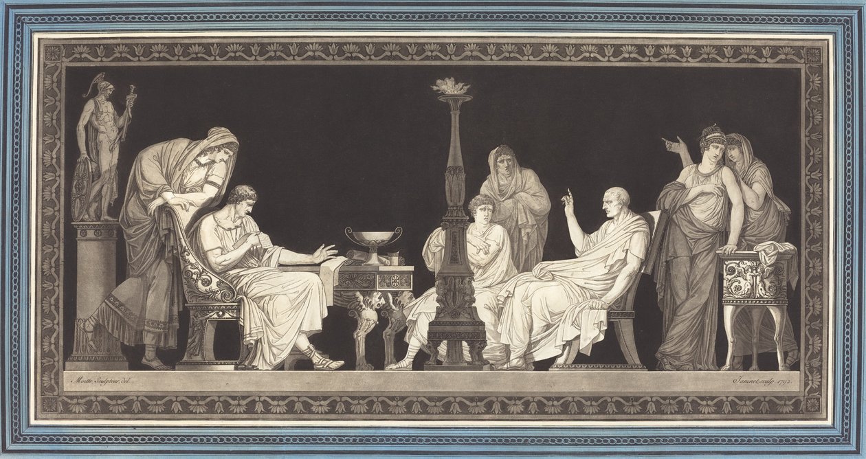 Catilina Komplosu, 1792. by Jean Francois Janinet