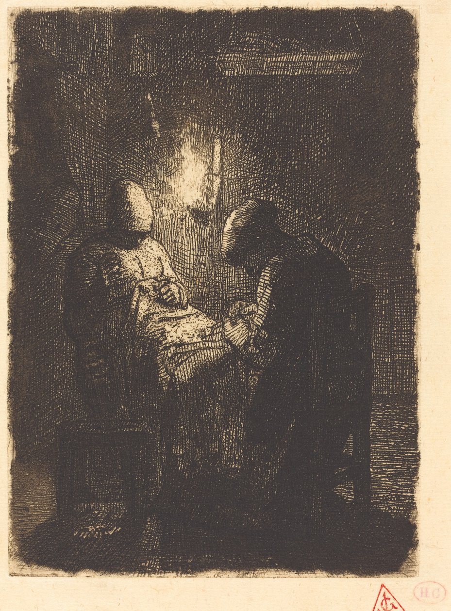 Akşam (La Viellee) by Jean Francois Millet