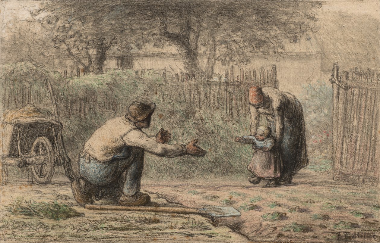 İlk adım by Jean Francois Millet