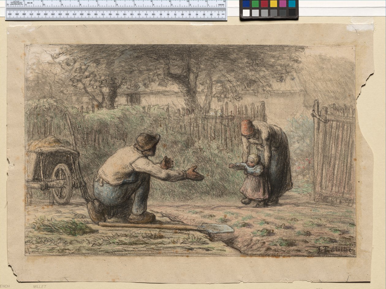 İlk Adımlar, c.1858-66 by Jean Francois Millet