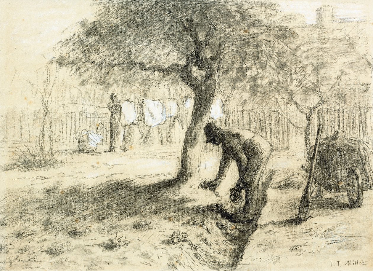 Bahçıvanlık, by Jean Francois Millet