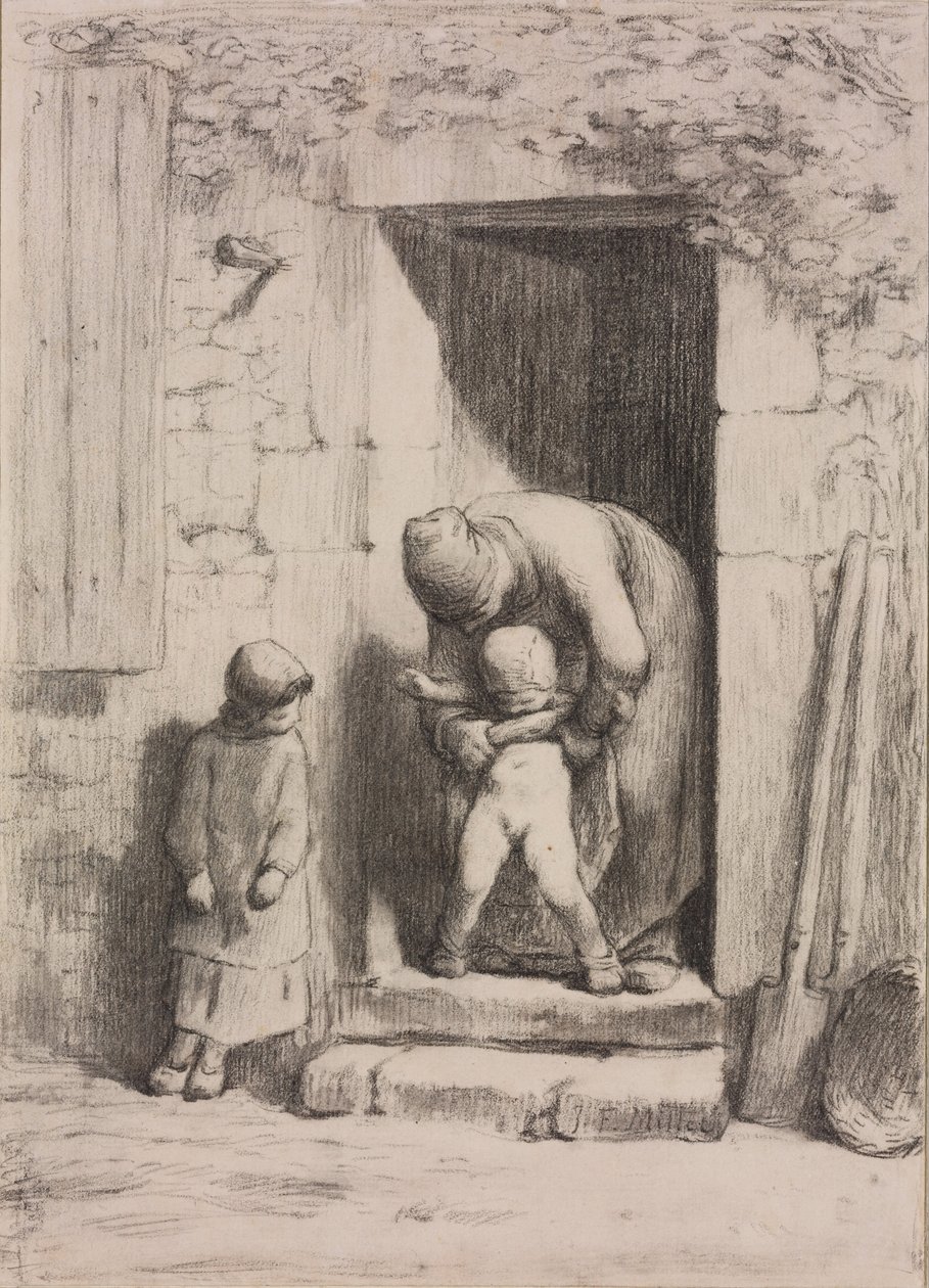 Anne Başvurusu by Jean Francois Millet