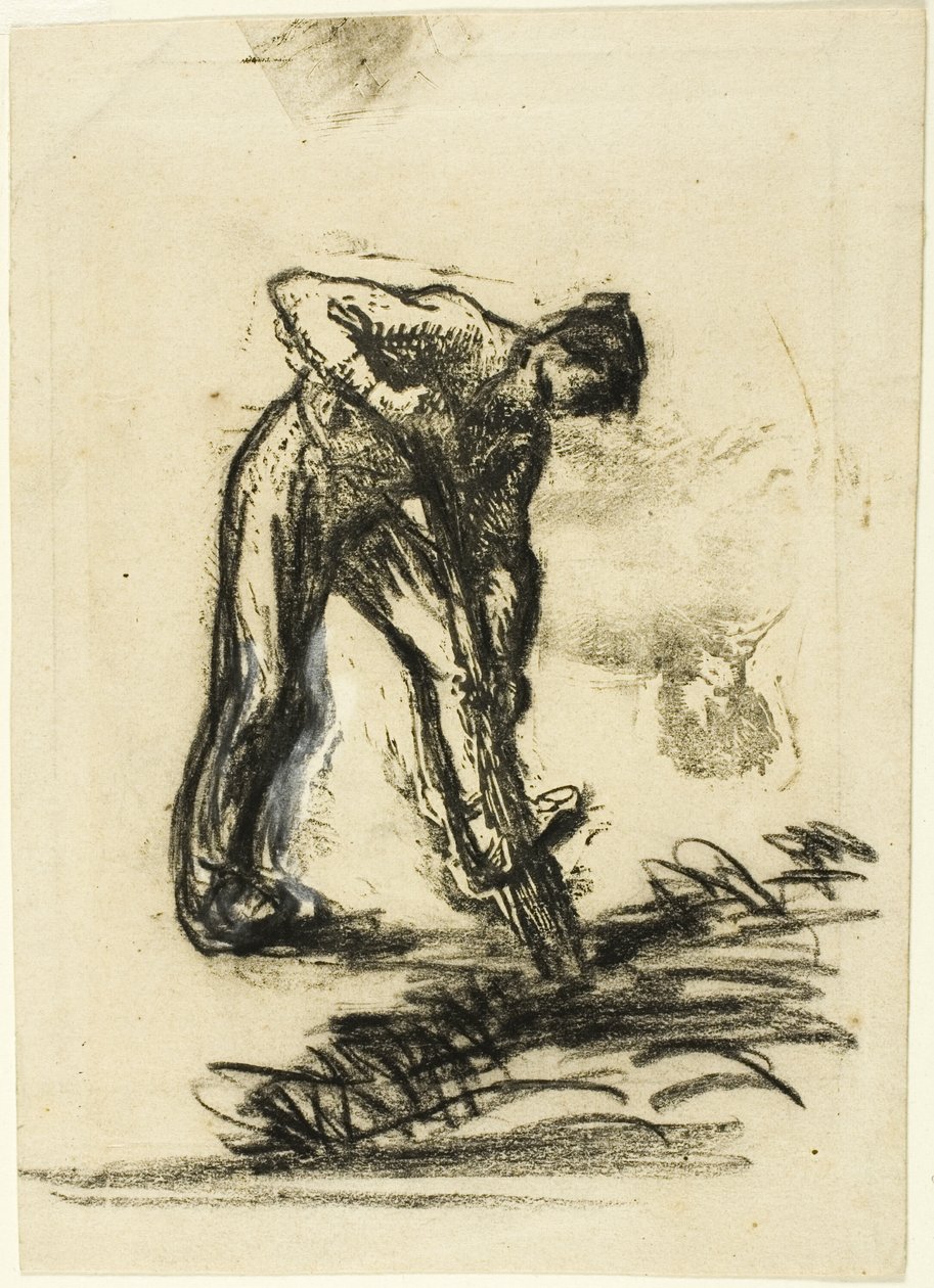köylü kazma by Jean Francois Millet
