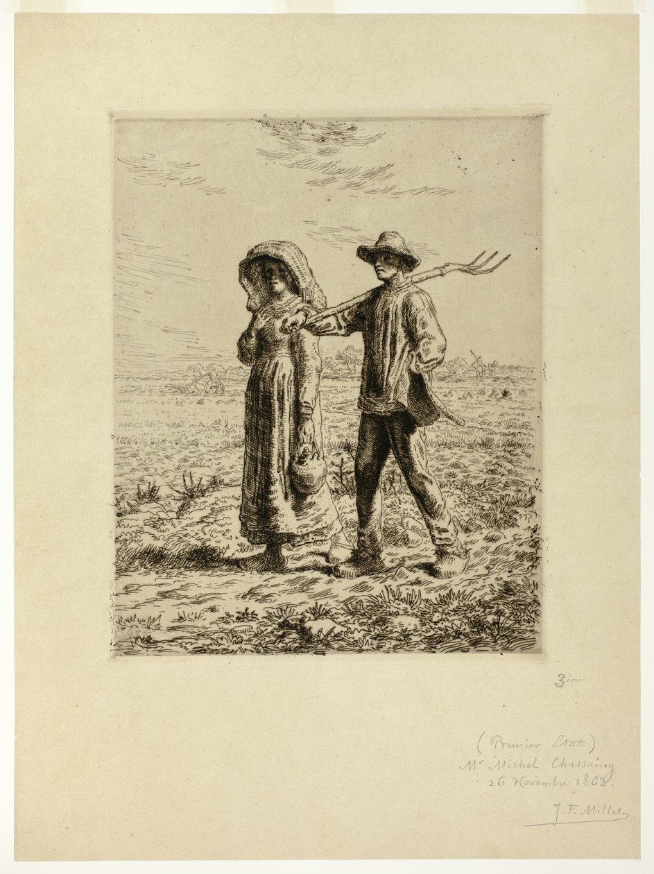 Köylüler İşe Gidiyor by Jean Francois Millet