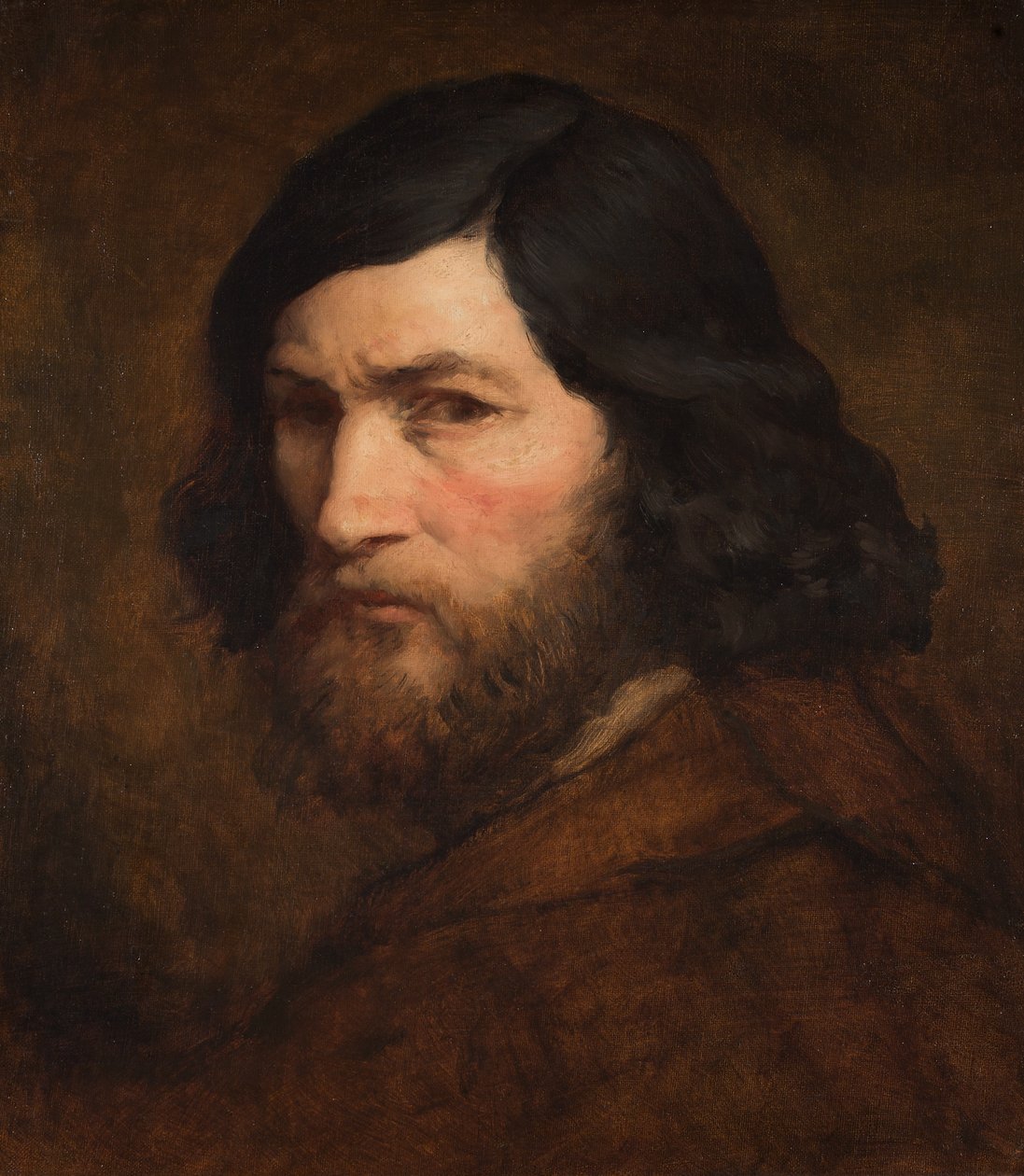 kendi kendine portre by Jean Francois Millet