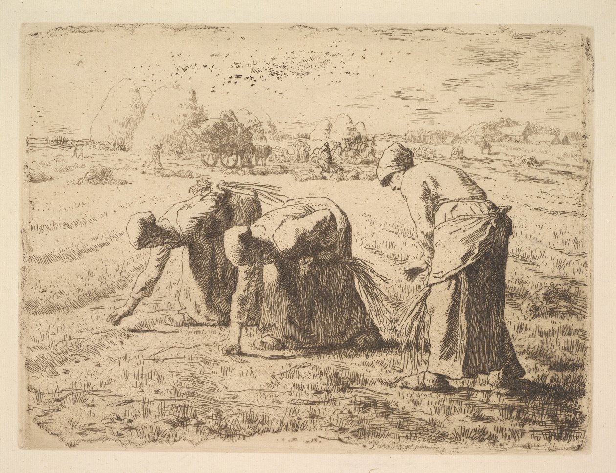 Gleaners, 1834-75. by Jean Francois Millet