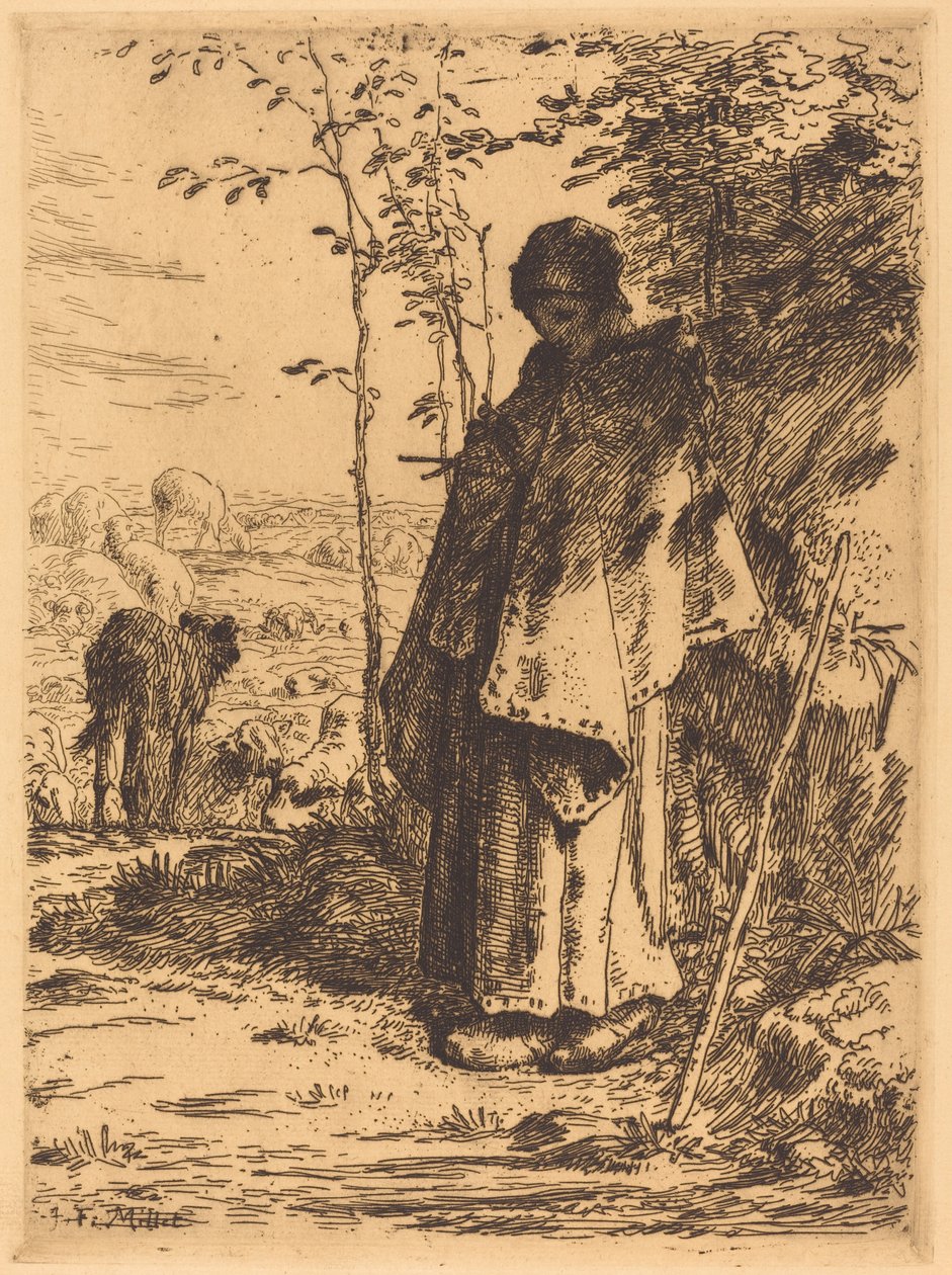 Büyük Çoban (La grande bergere) by Jean Francois Millet