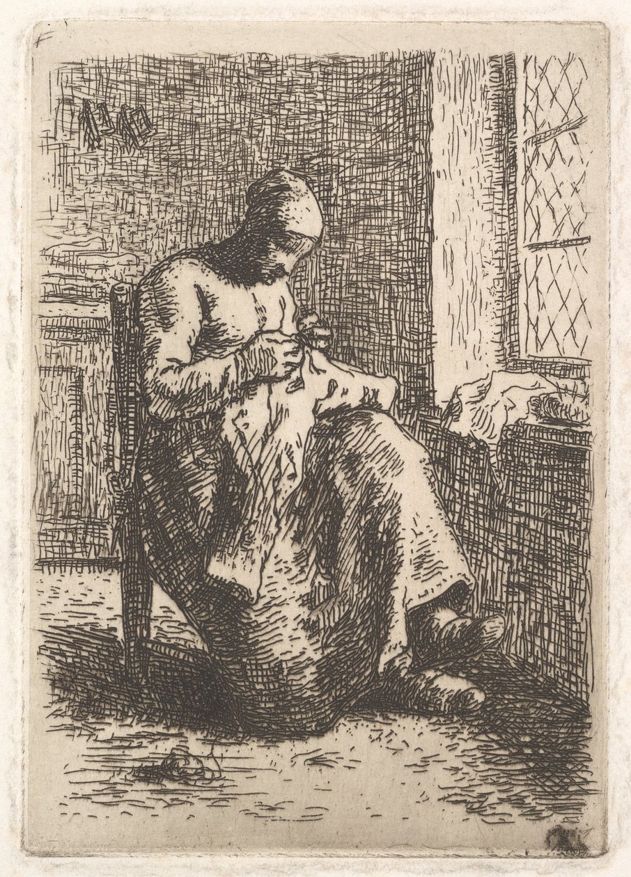 Terzi, 1853. by Jean Francois Millet