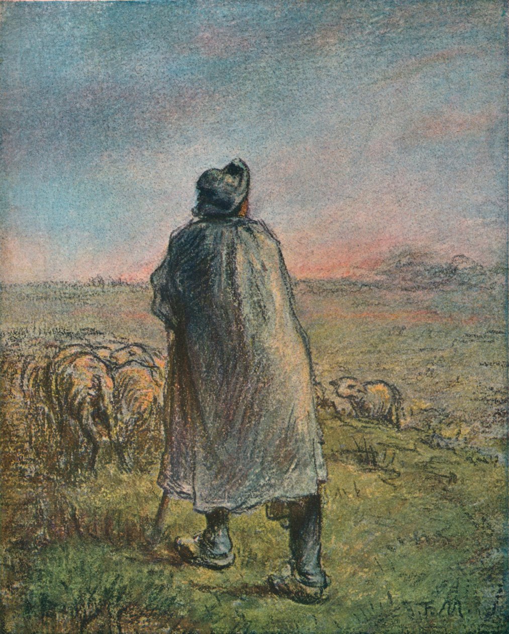 Çoban, 19. yüzyıl by Jean Francois Millet