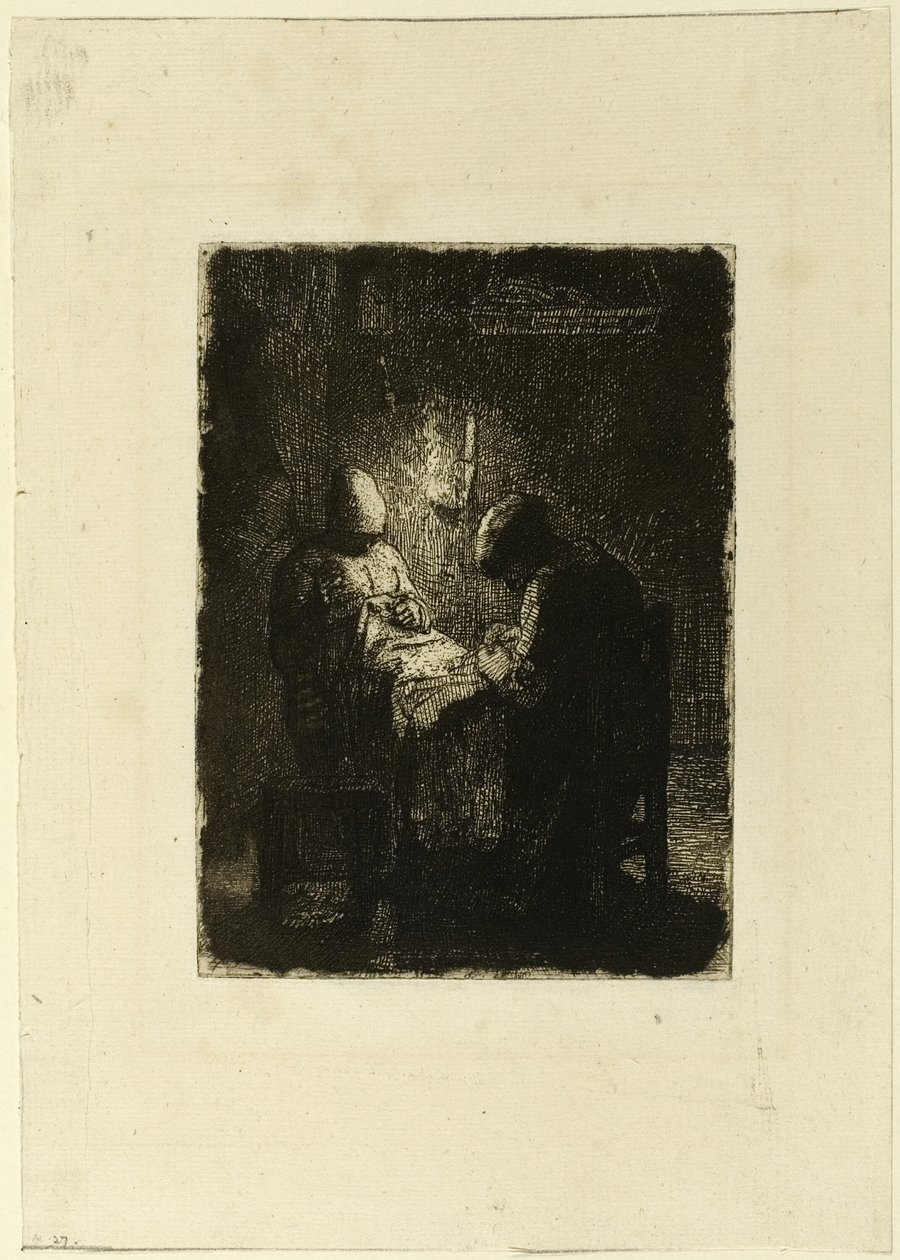 nöbet by Jean Francois Millet