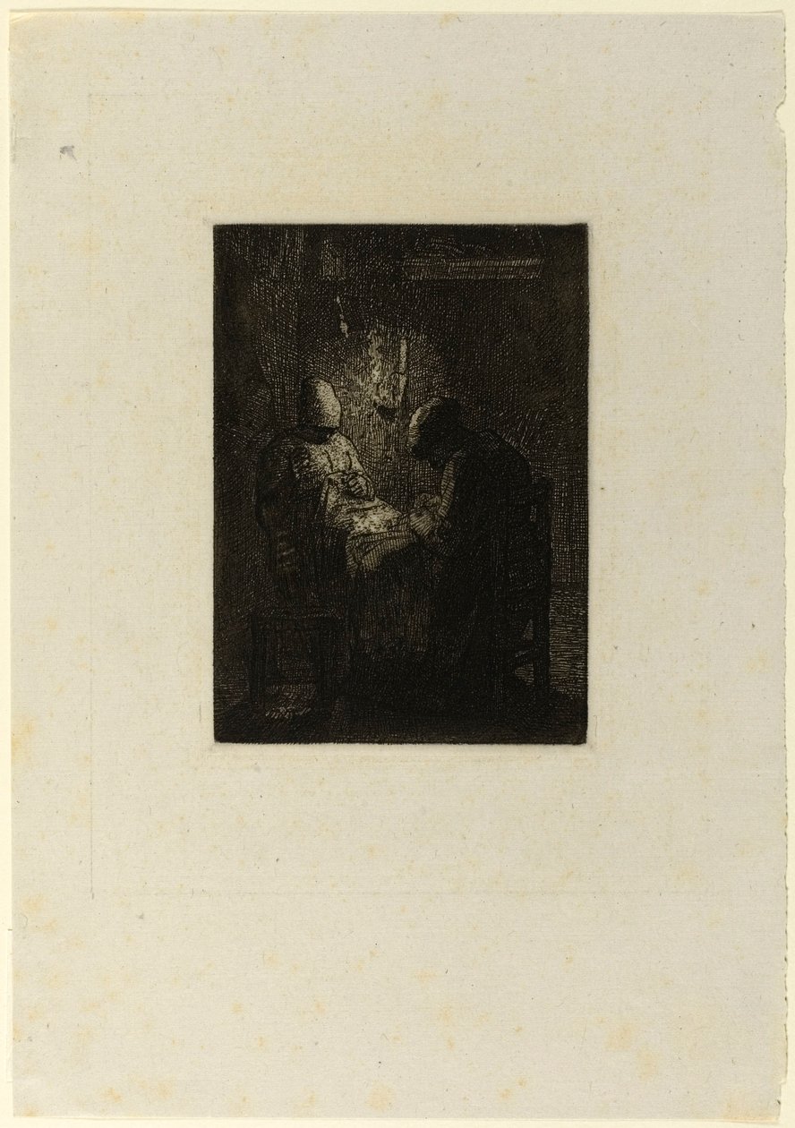 nöbet by Jean Francois Millet