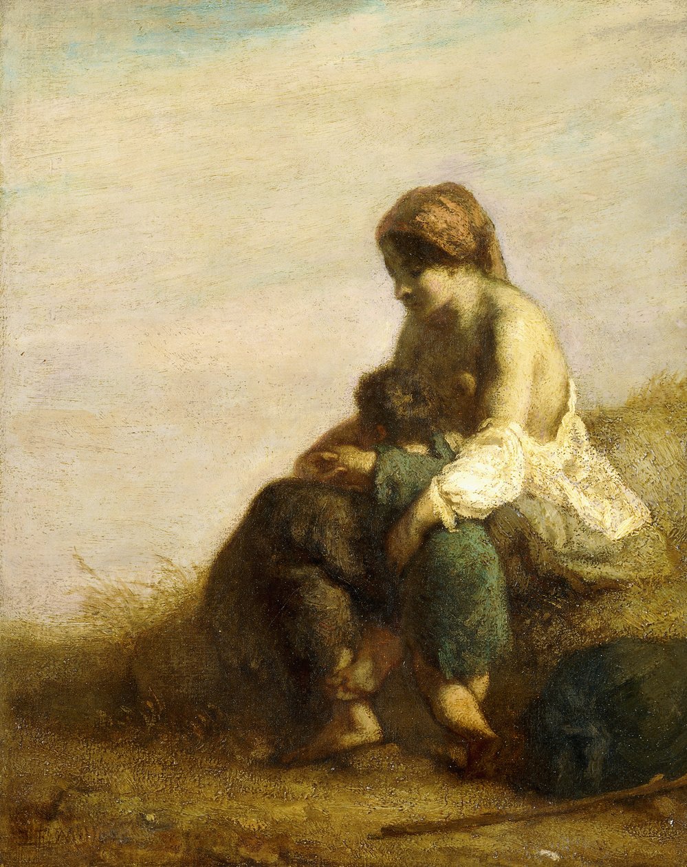 Gezginler, by Jean Francois Millet