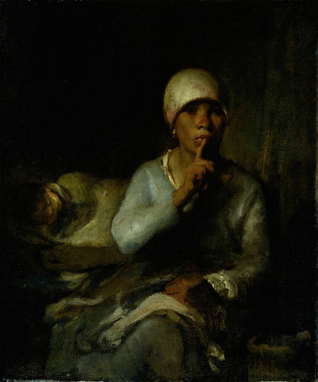Kadın ve Çocuk Sessizliği, 185560. by Jean Francois Millet