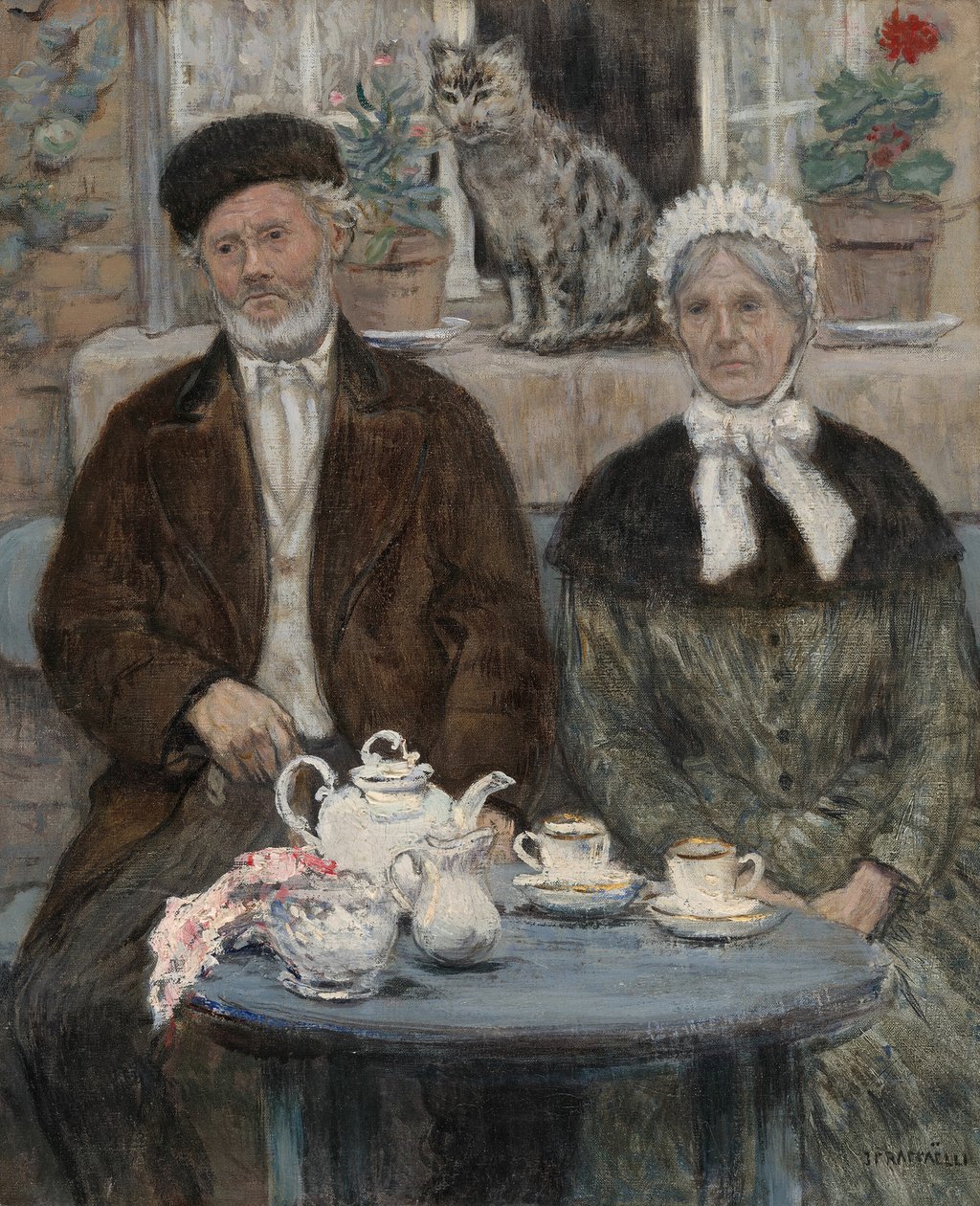 İkindi Çayı, c. 1880. by Jean Francois Raffaelli