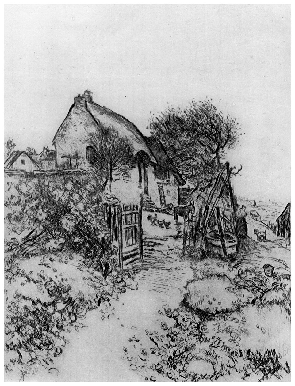 La Chaumiere, c1870-1920 1924 by Jean Francois Raffaelli