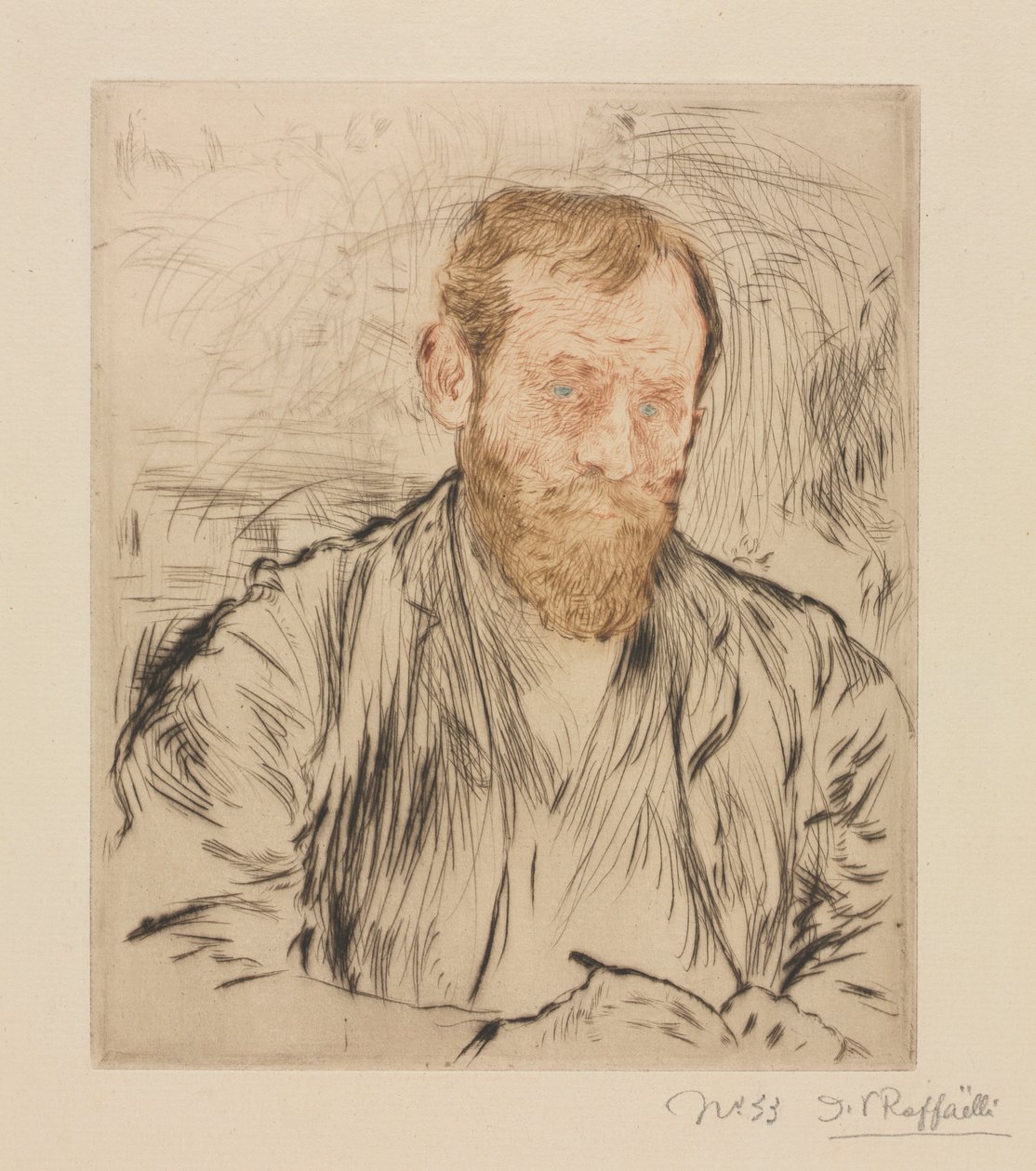Otoportre, 1893. by Jean Francois Raffaelli