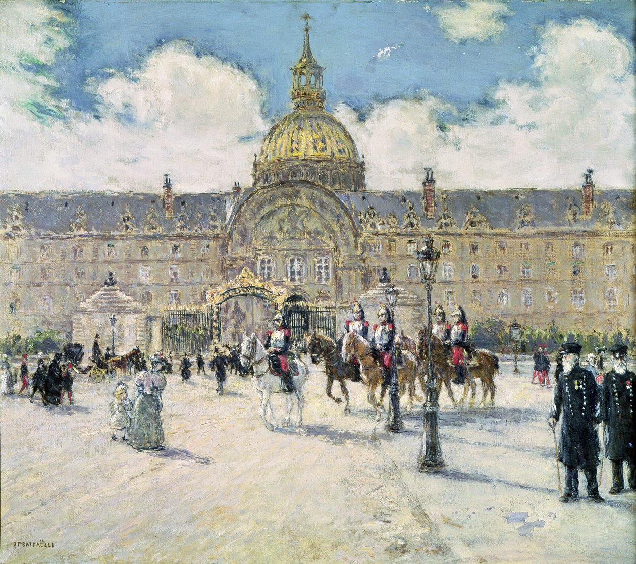Hotel des Invalides by Jean Francois Raffaelli