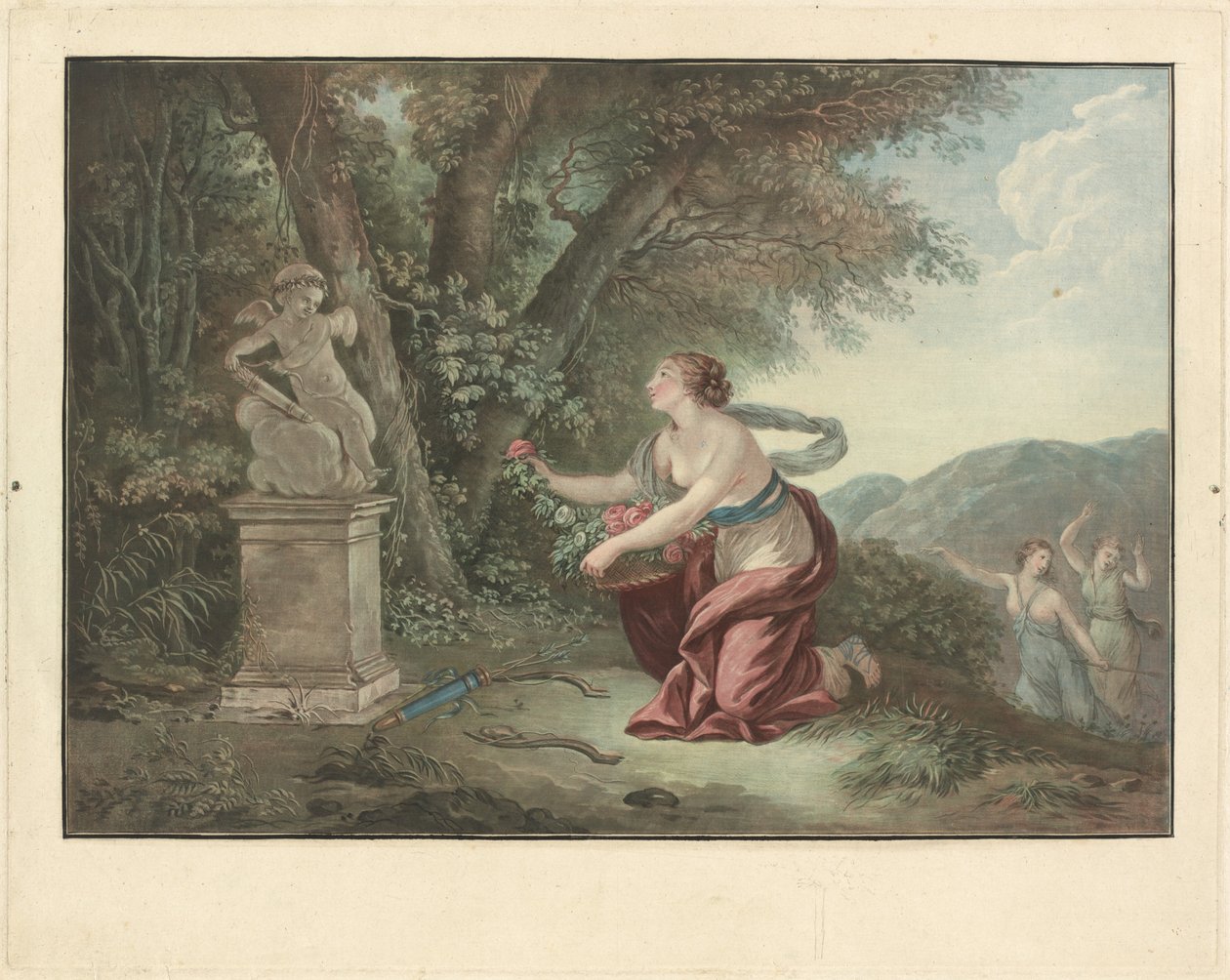 sevmeyi teklif etmek by Jean François Janinet after Jean Jacques Lagrenée II