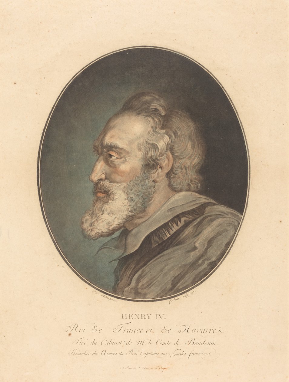 IV. Henry by Jean François Janinet after Sir Peter Paul Rubens