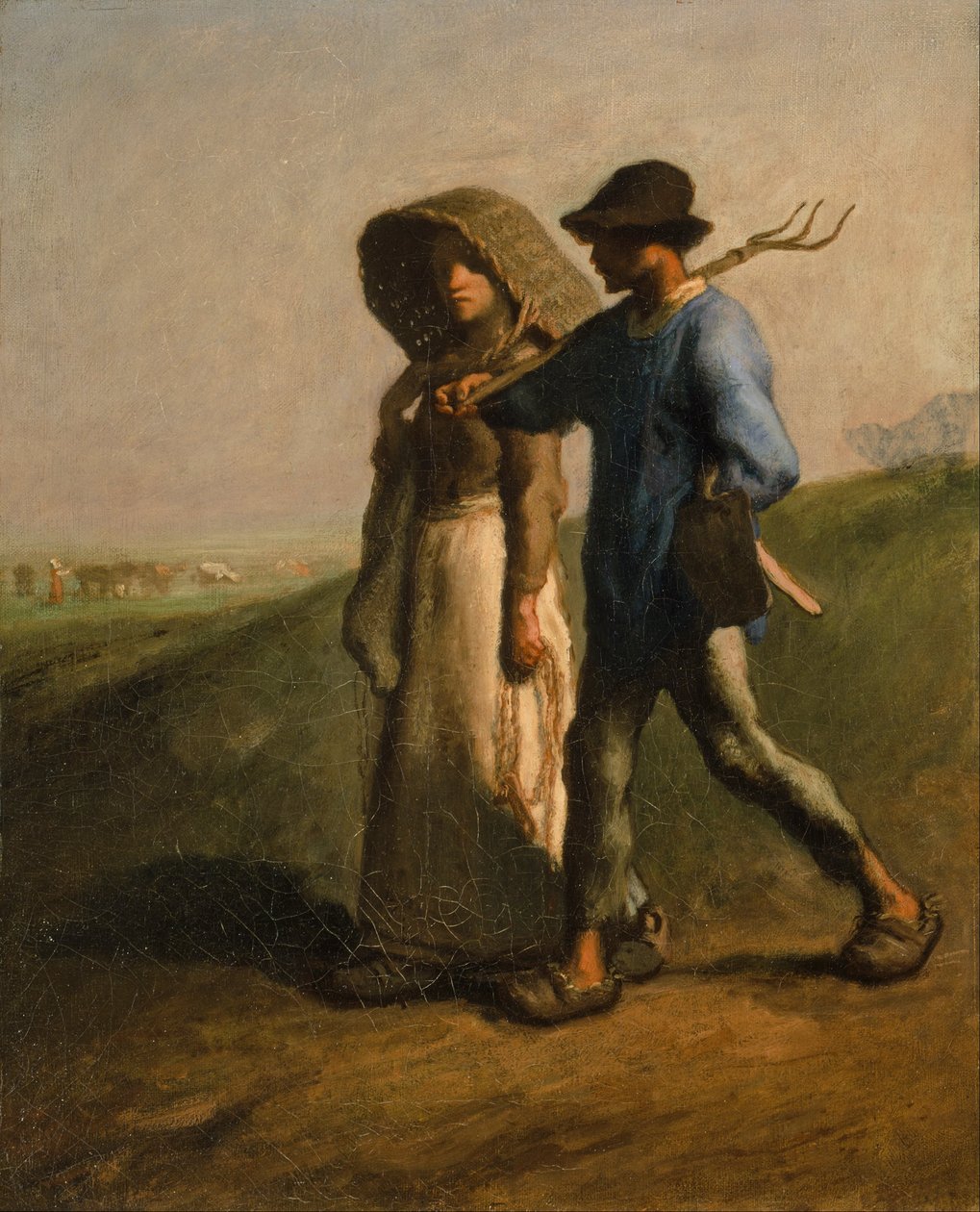 İşe gidiyor by Jean Francois Millet